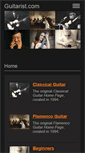 Mobile Screenshot of guitarist.com
