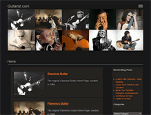 Tablet Screenshot of guitarist.com